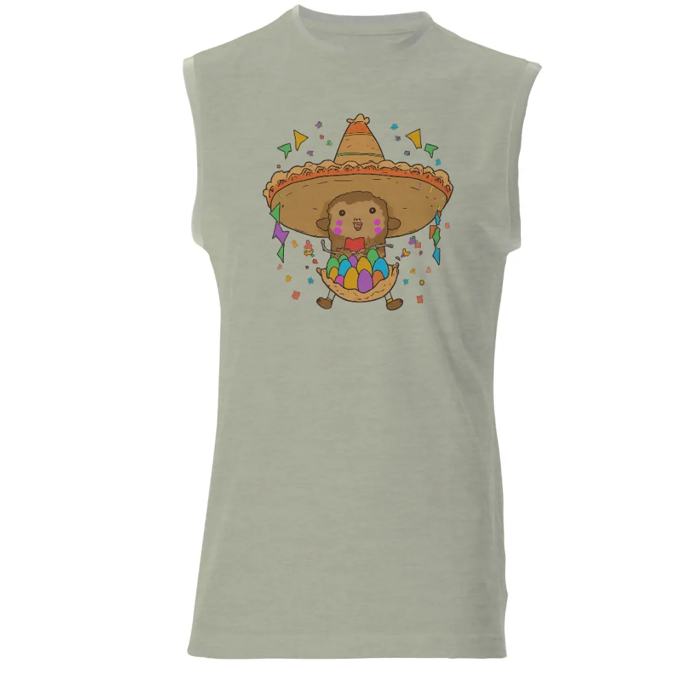 Custom Tee Shirts: Celebrate Life with Pedro|Pedro in a sombrero