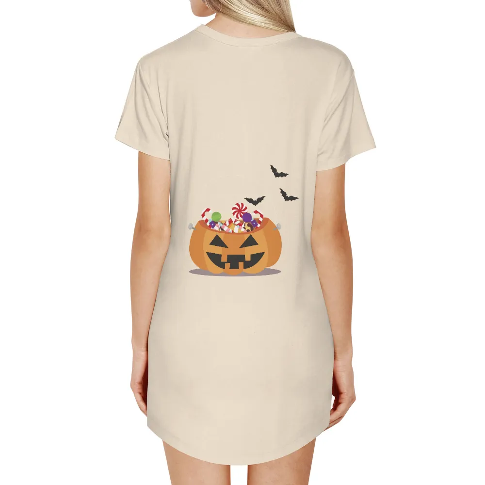 TShirt Printing: Halloween Pumpkin Bucket Filled with Candies|buc ee's new halloween shirt 2022