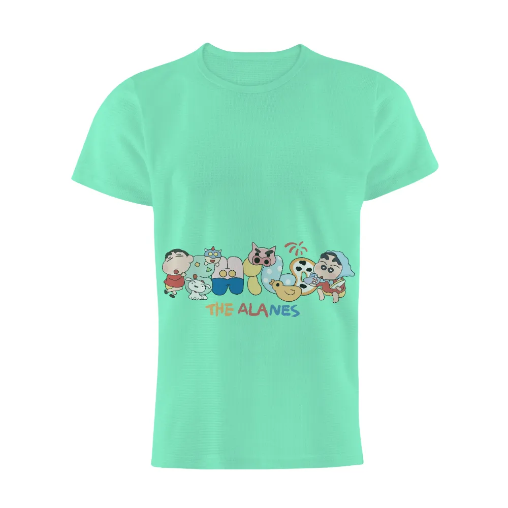 T-Shirts Design: The Quirky World of The Alanes|adventure time dancing with monsters shirt