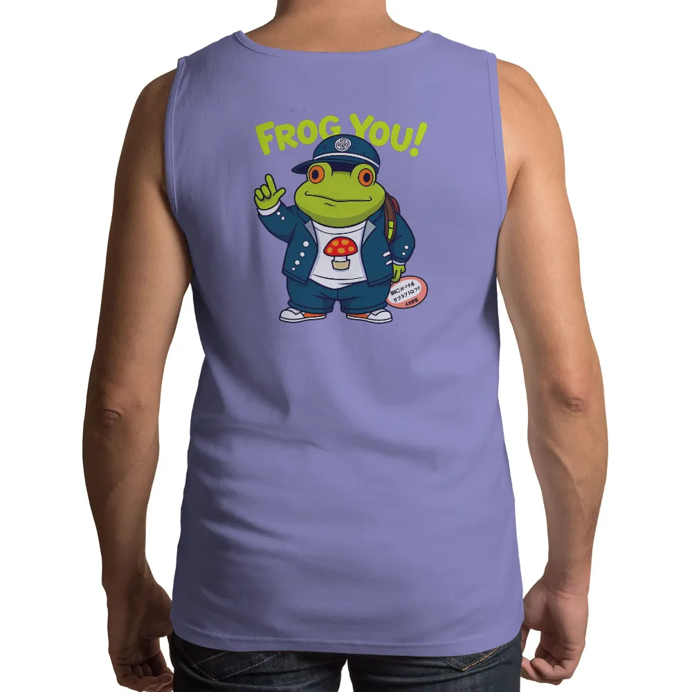 Frog You! T-Shirts Design | Pop Culture & Street Art Tees| Bold text 'FROG YOU!'