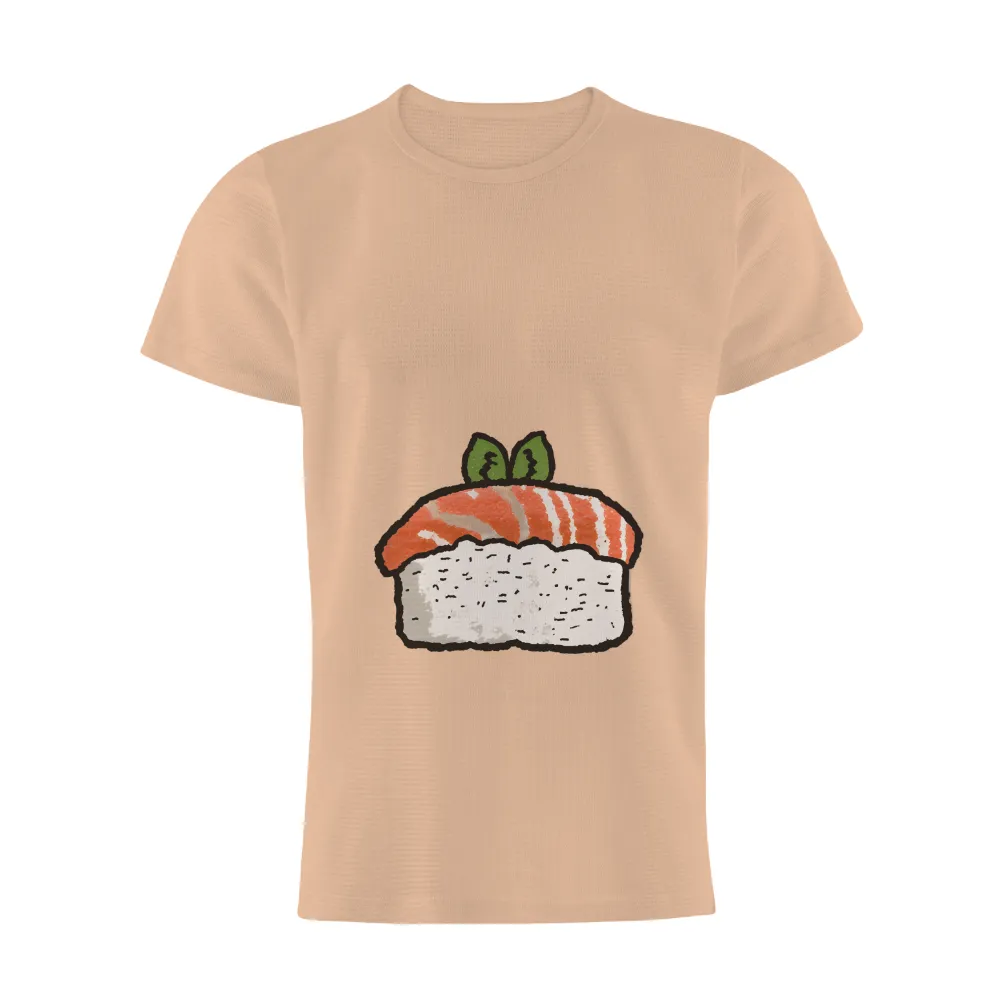 Tee Shirts Printed: Savor the Simple Joys with Sushi Art|bleaching comfort colors