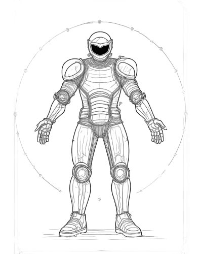 Futuristic Knight TShirt Printing: A Modern Twist on Da Vinci's Vitruvian Man