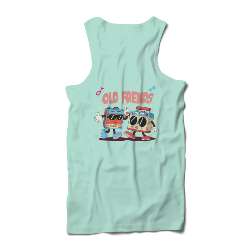 T-Shirts Custom: Old Friends Retro Music T-Shirt| Dancing under the stars