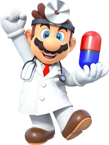 Custom Tee Shirts: Dr. Mario - Fun and Health