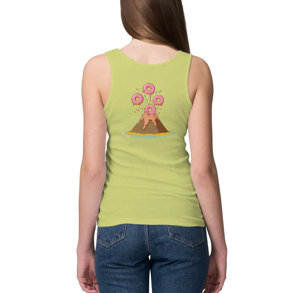 T-Shirts Design: Whimsical Donut Volcano - Funny & Quirky|fantasy football goat shirt