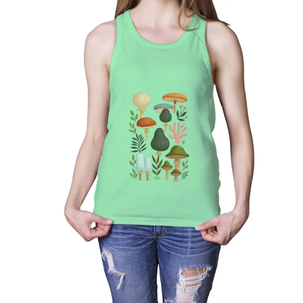 T-Shirts Pattern: Enchanted Forest Mushrooms|harmony day t shirts best and less