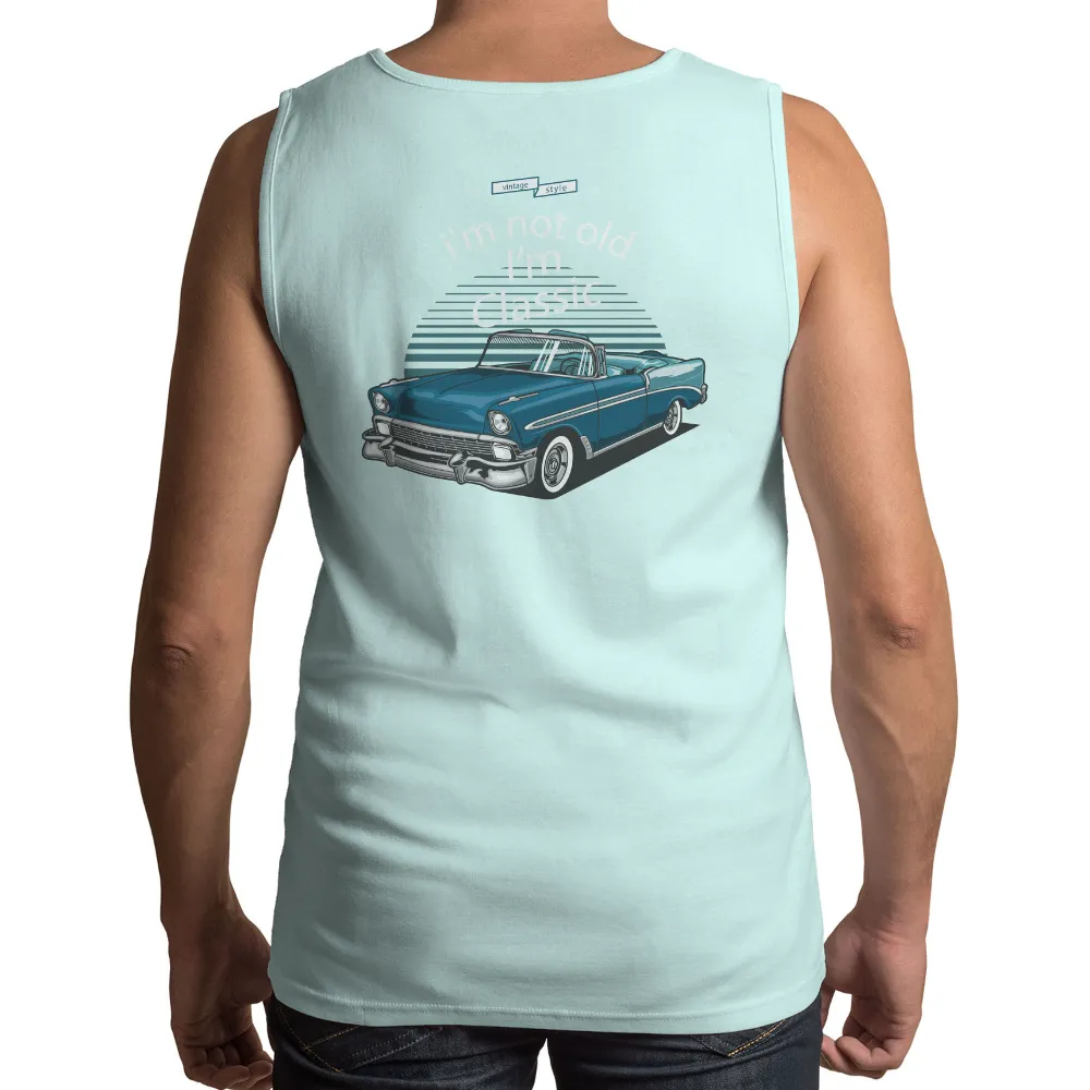 T-Shirts Pattern: Vintage Classic Car - I'm Not Old, I'm Classic|vintage st patricks day shirts