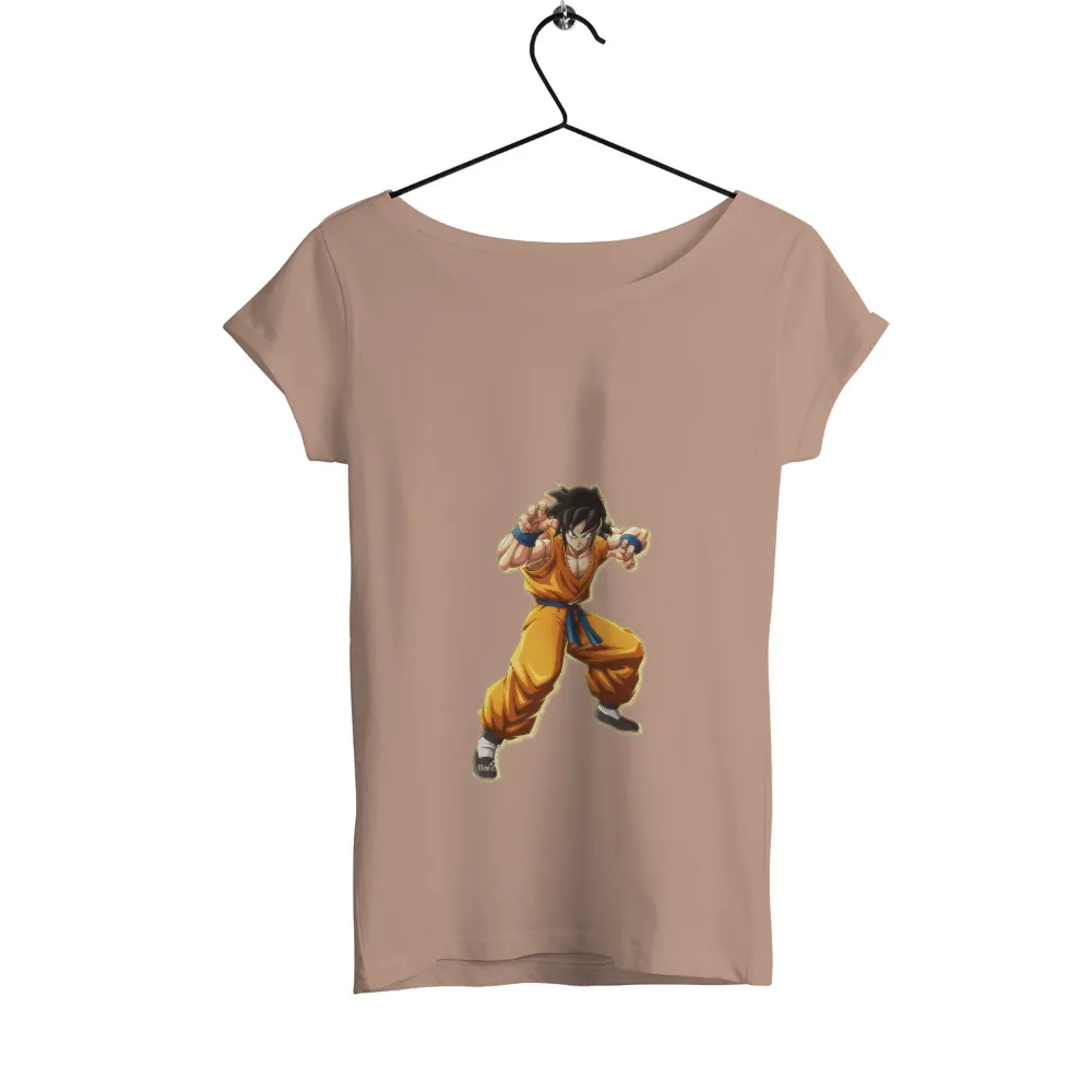 T-Shirts Custom: Goku's Iconic Fighting Stance|men goku t shirt