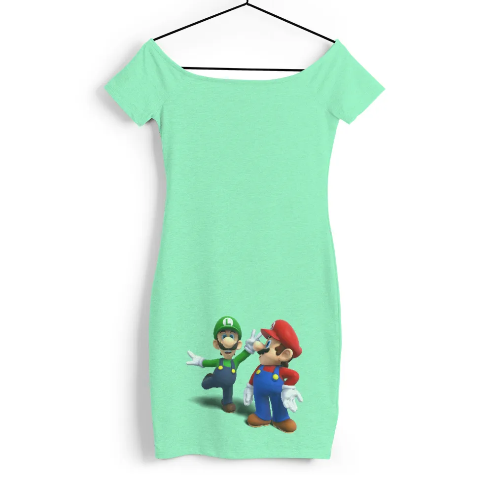 Customized Tee Shirts: Mario and Luigi Adventure|evil dead s mart shirt