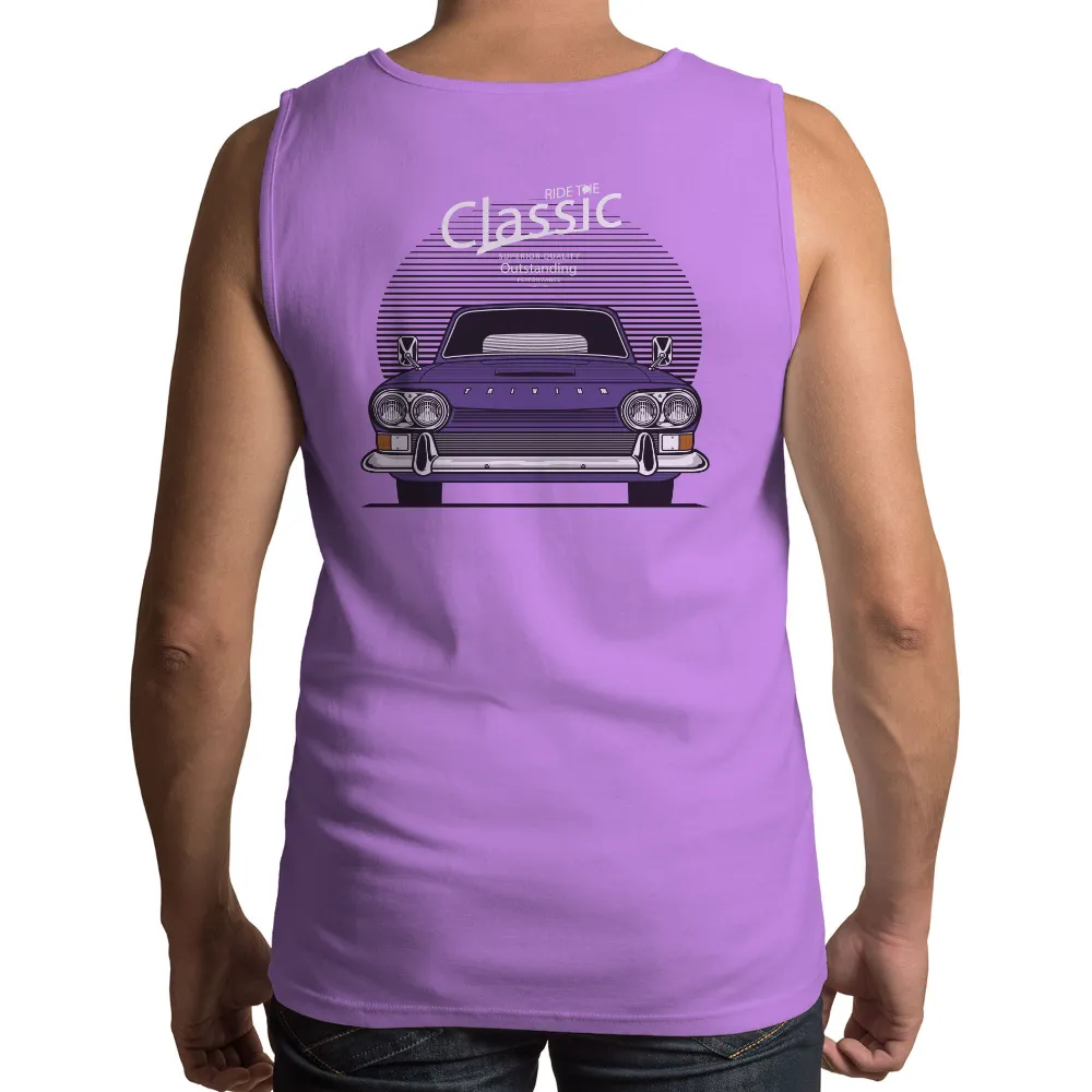 Tee Shirt Printing: Celebrate Classic Car Heritage with Purple Trivium Design|t shirt roblox vintage