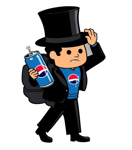 Graphic Tees: Mr. Pepsi - Modern Gentleman in Pop Culture