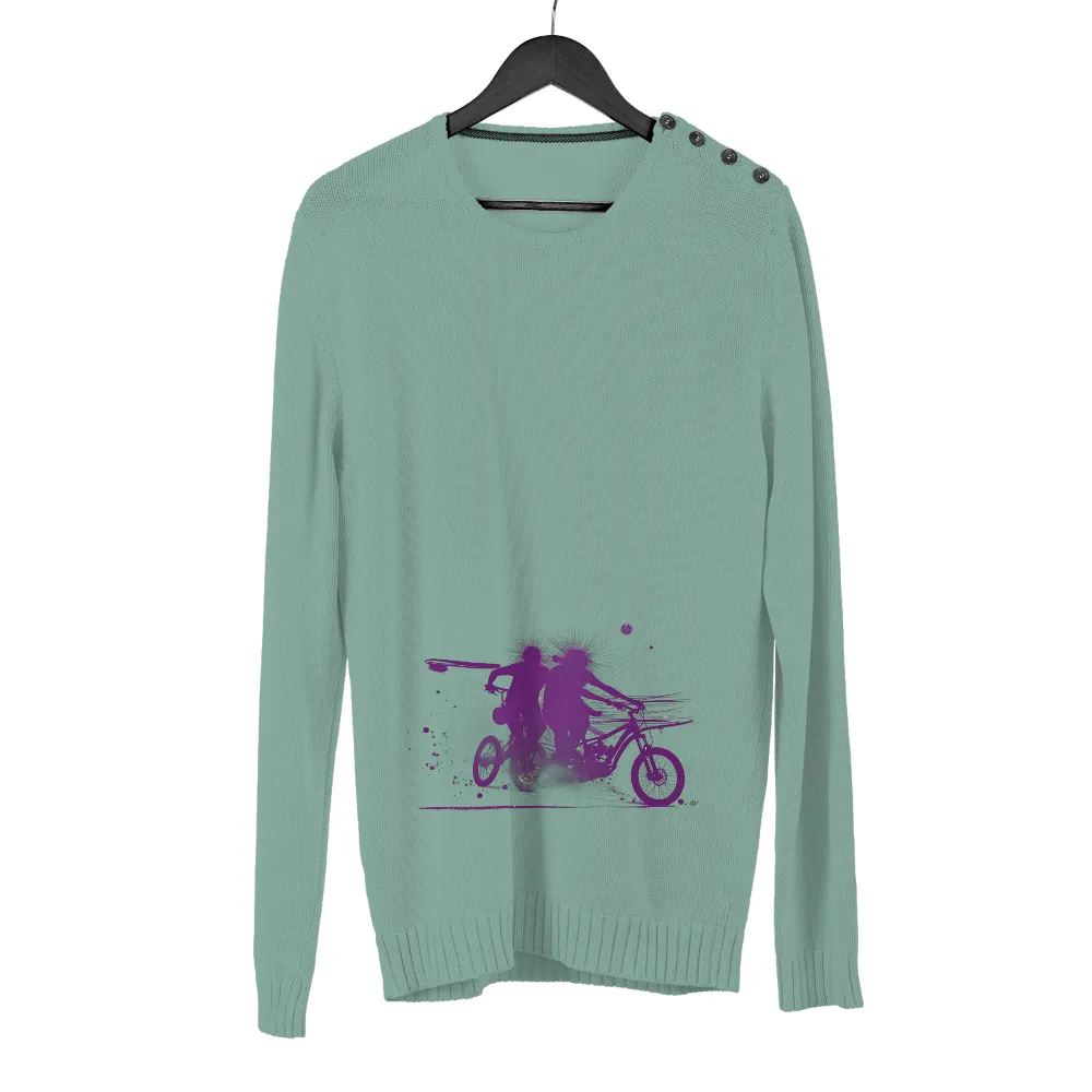 T-Shirts Pattern: Adventure on Wheels with Surfboard| Spirit of exploration