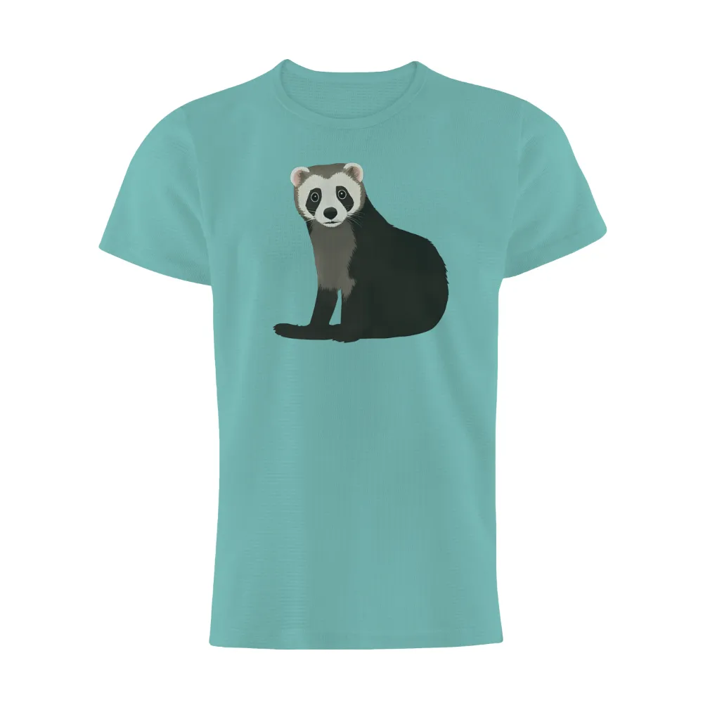 TShirt Design: Embrace Your Inner Child with a Playful Ferret|madras plaid shirt animal crossing