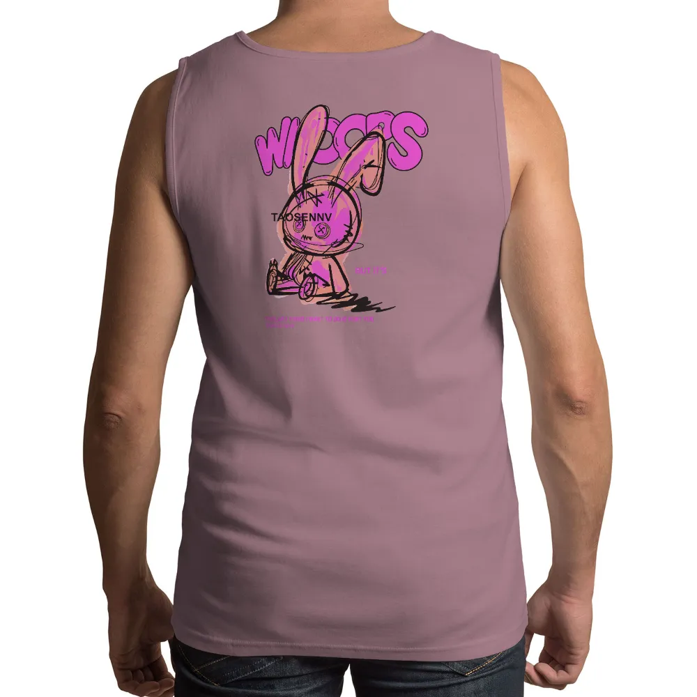 Graphic Tees: Pink Bunny - The Last Thing I Want to Do is Hurt You|pop culture hawaiian shirts