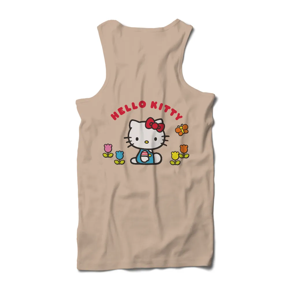 T-Shirts Custom: Spread Joy with Kitty's Whimsical Garden Design|butterfly t shirt roblox