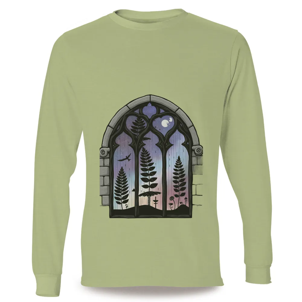 Tee Shirt Printing: Enchanted Forest Through Stained Glass|splatoon harmony shirt