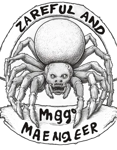 Haunting Spider Skull Under Full Moon: A Masterpiece of Horror Artistry