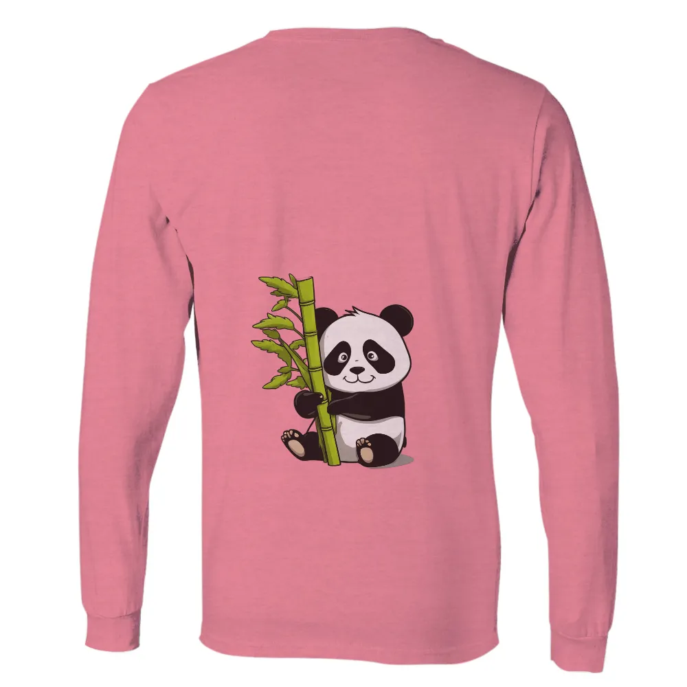 T-Shirt Printing: Panda Embracing Bamboo - Nature's Wonder|banksy joy millward