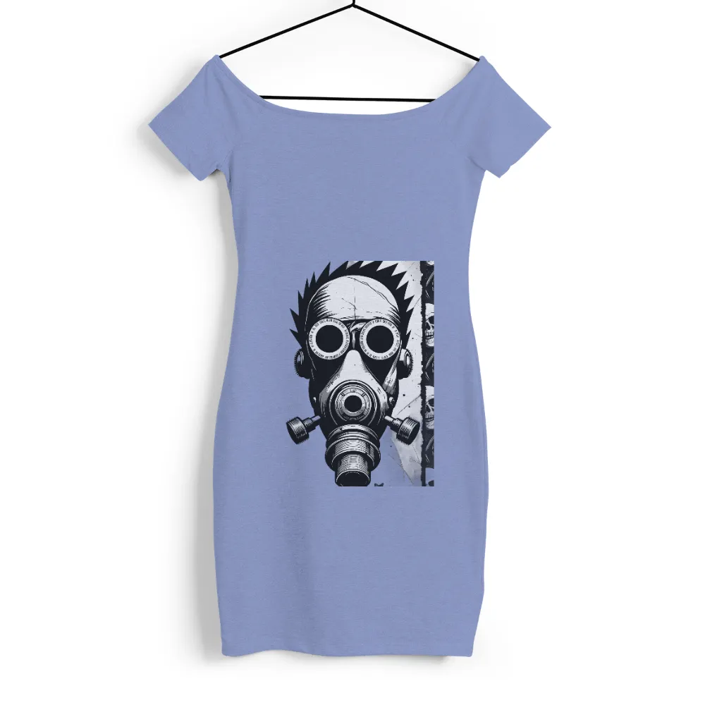 T-Shirts Custom: Cyberpunk Gas Mask - Dark and Gritty Future|dark t shirt roblox