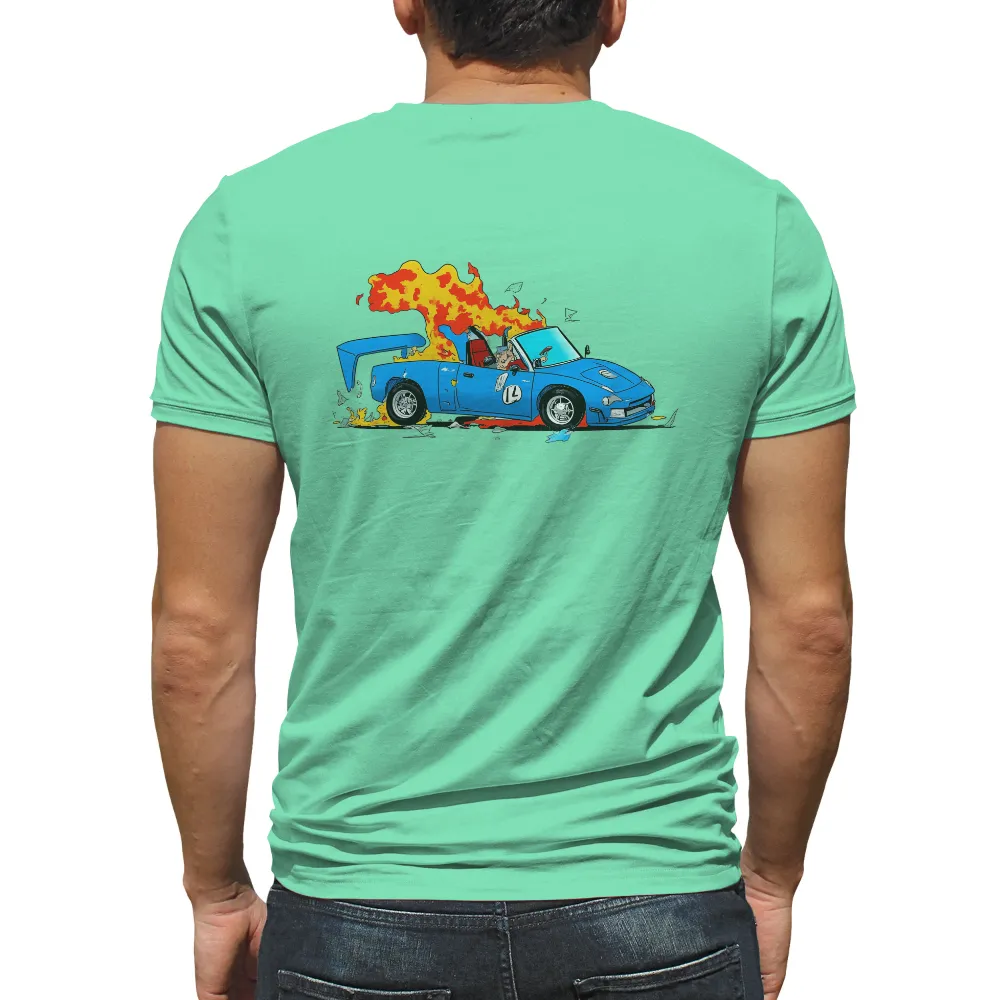 T-Shirts Pattern: Max's Racing Adventure| Number 14 on the car