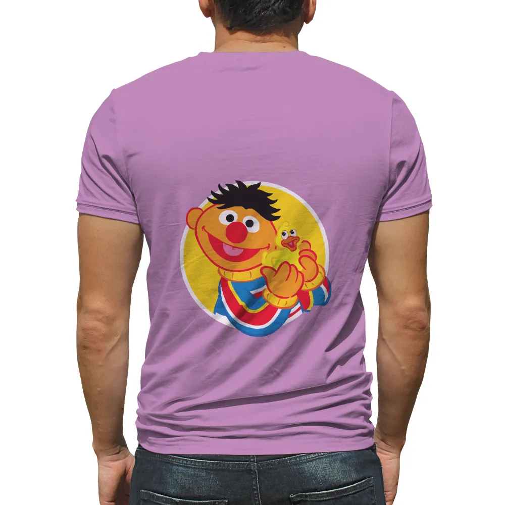 T-Shirts Custom: Ernie and Rubber Duckie - Friendship and Joy|puppet graffiti