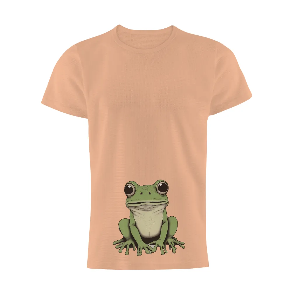 Freddy the Frog: A Quirky T-Shirts Design|black adult t shirt large