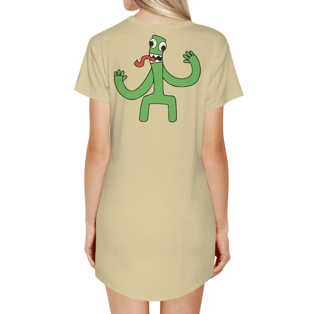 Zorblatt: A Quirky Green Creature Full of Joy and Whimsy | TShirt Printing|necklace t shirt roblox