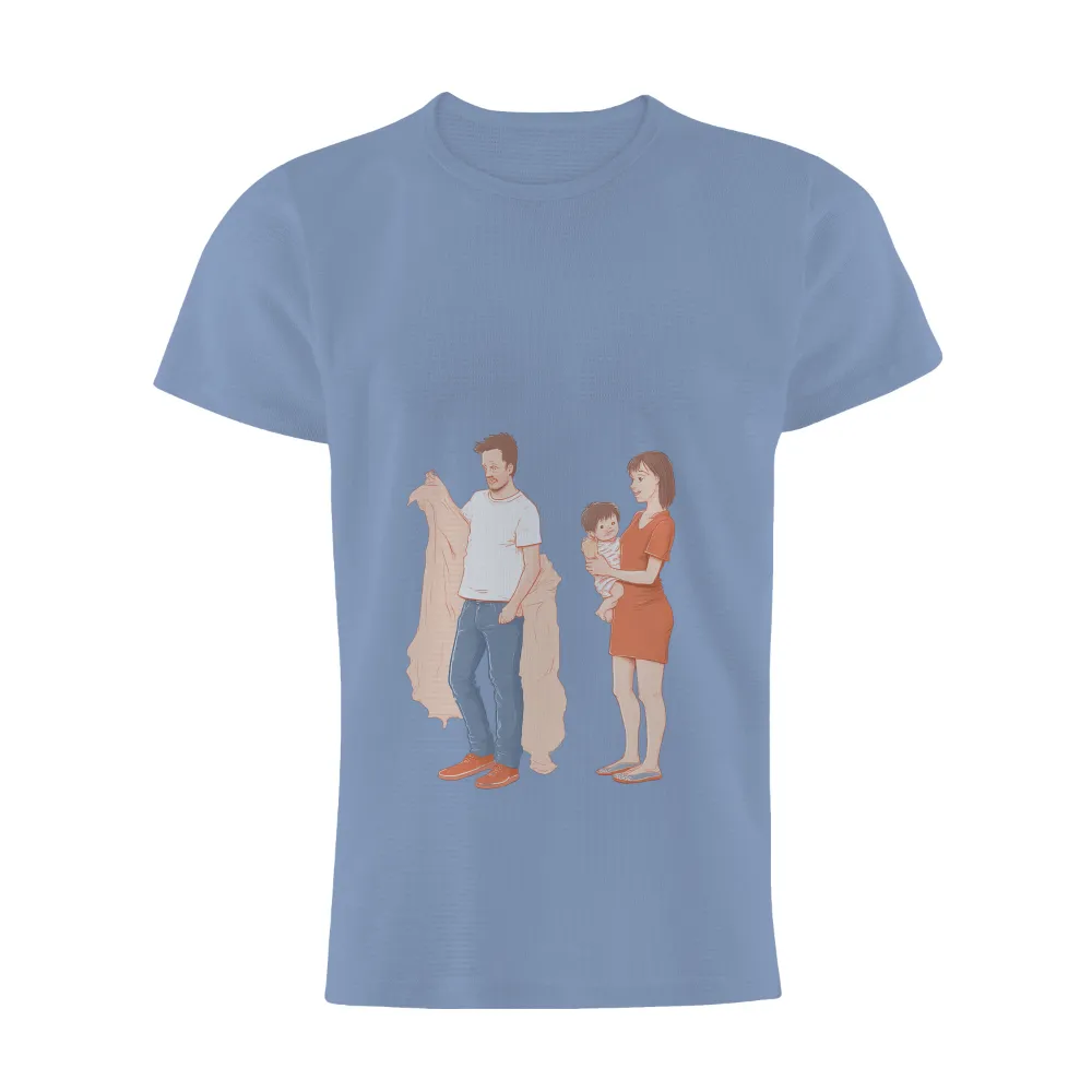 T-Shirt Printing: Celebrate Life's Moments with Family Love| baby drinking from bottle