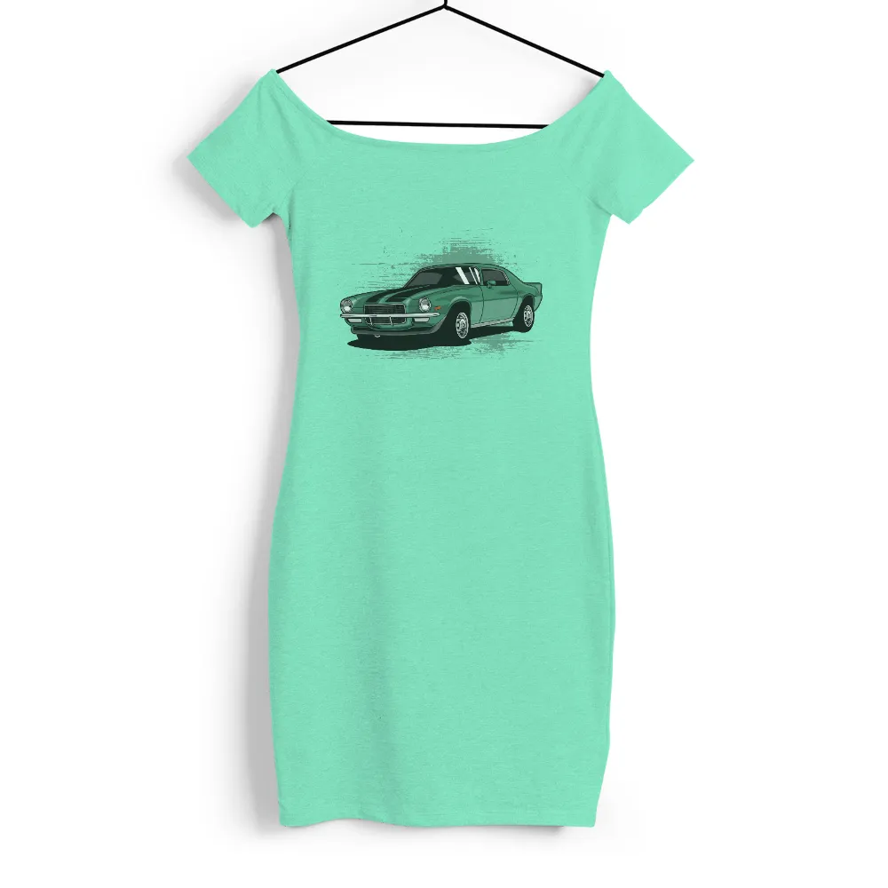 T-Shirts Pattern: Vintage Green Camaro Speed|vintage 1980 t shirt ladies