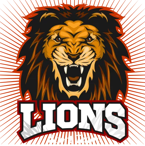 Lions Sport Team T-Shirts Pattern: Strength and Courage