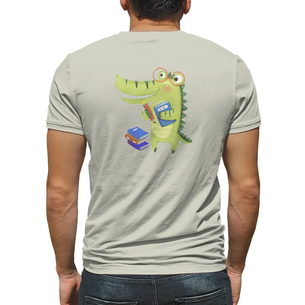 Customized Tee Shirts: The Curious Crocodile's Quest for Knowledge|pokemon magic shirt