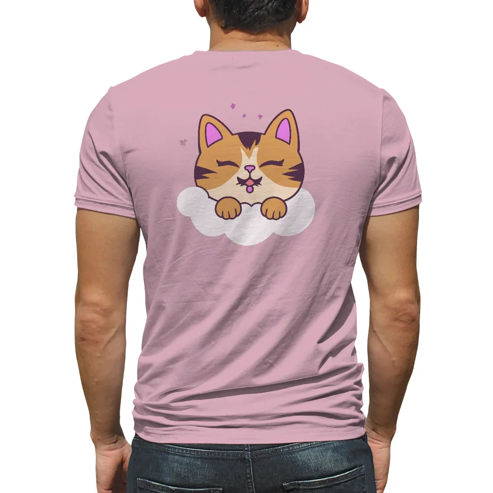 TShirt Printing: Whiskers' Dreamy Cloud - Artistic Designs|cute womens valentines shirts