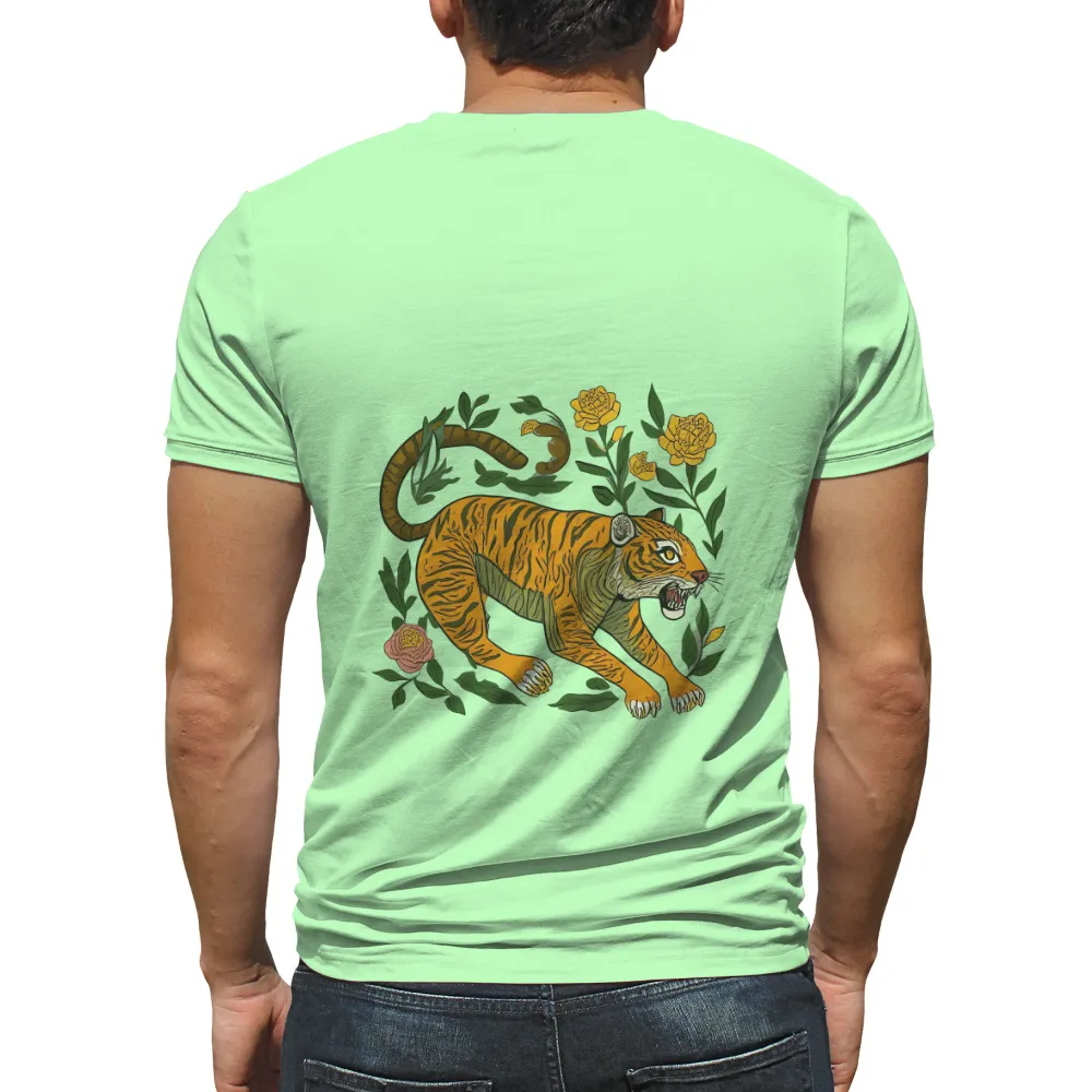 Custom T-Shirt Printing: Tiger Power - Strength, Courage, Resilience|year of the tiger tee