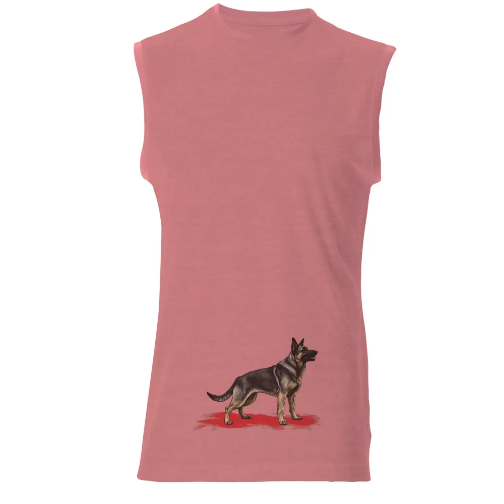 German Shepherd T-Shirts Pattern: A Tribute to Loyalty and Nobility|strength and honour t shirt