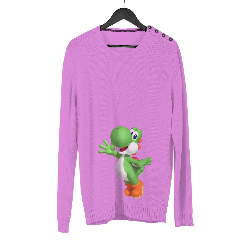 Shirts Graphic Tees: Yoshi - A Nostalgic Gaming Icon|mario valentines day shirt