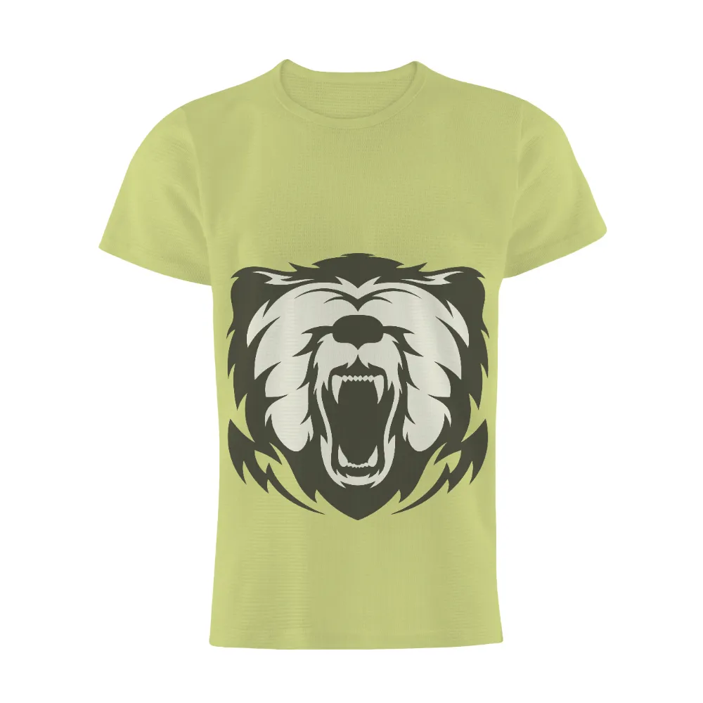 Custom T-Shirt Printing: Roaring Lion - Strength and Resilience|goku power mode t shirt