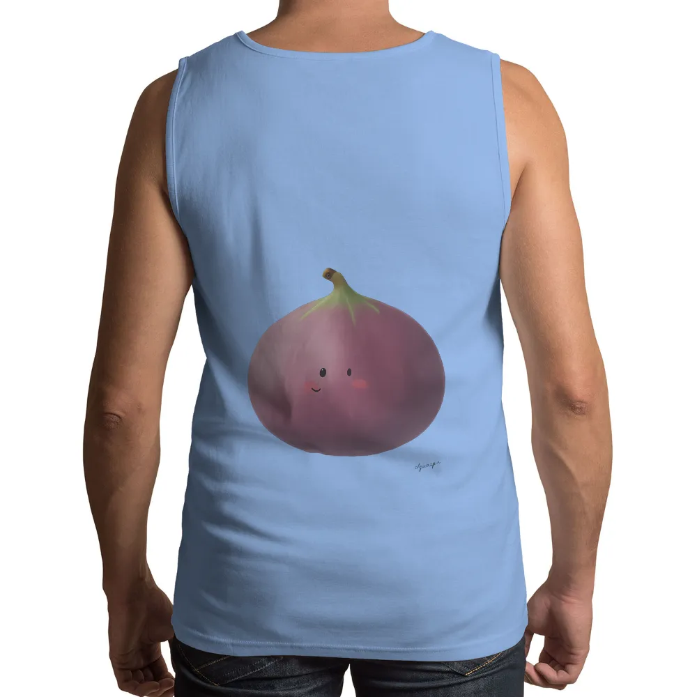 T-Shirts Design: Fiona the Happy Fig|women cute easter shirts