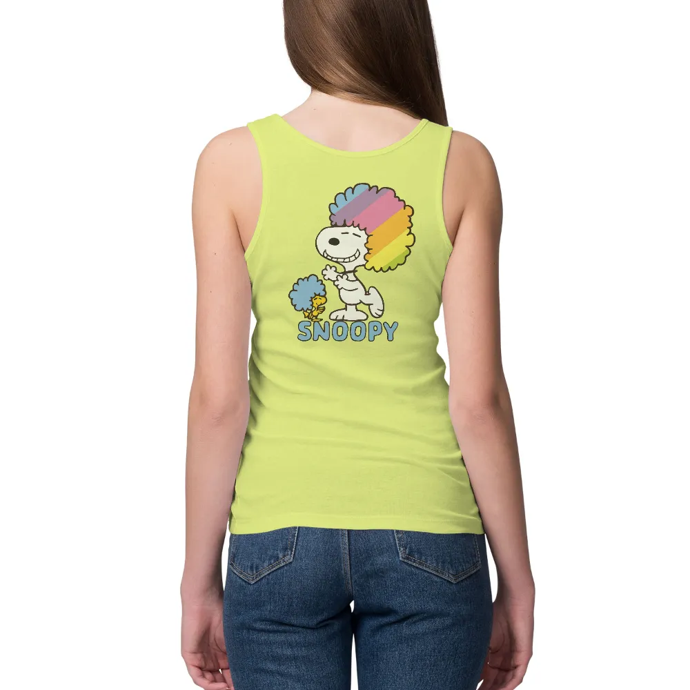 Graphic Tees: Snoopy Rainbow Joy - Pop Culture Nostalgia|rainbow st patricks day shirt