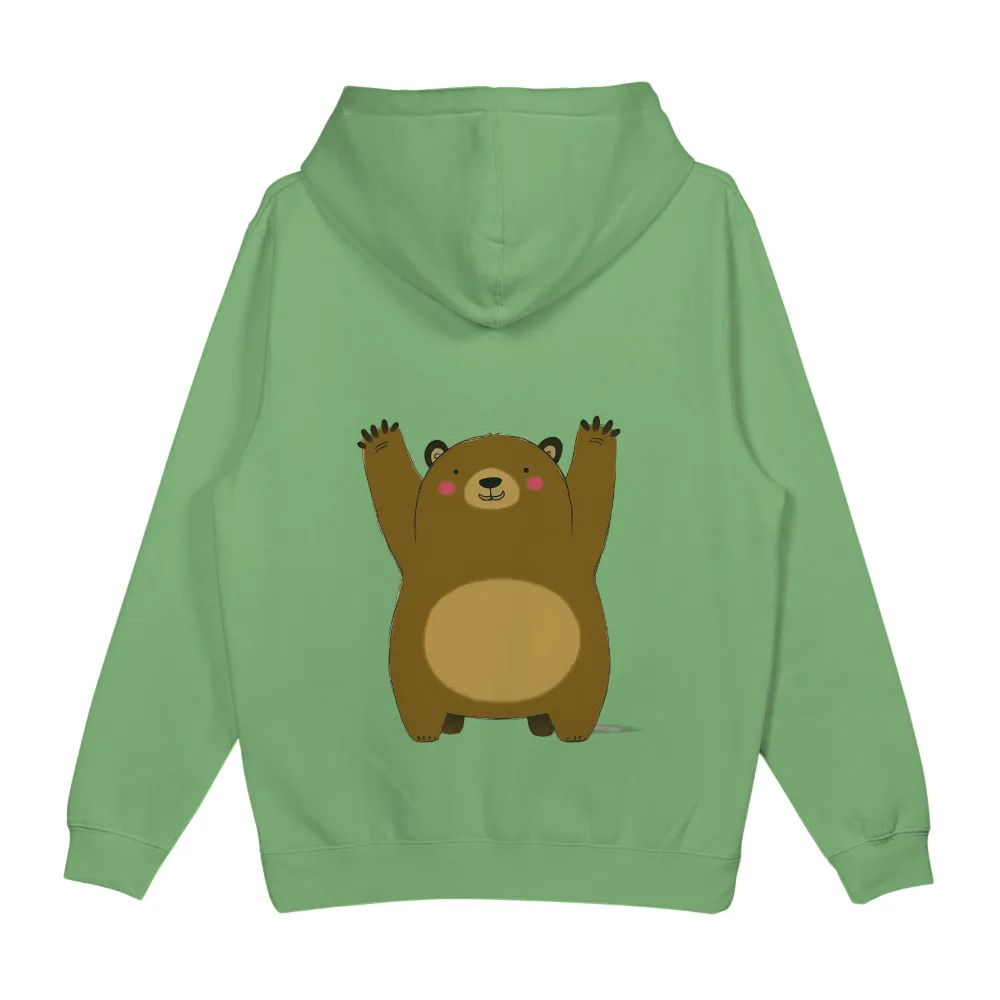 Tee Shirt Printing: Embrace Joy with a Playful Bear Design|bear with beer pocket shirt