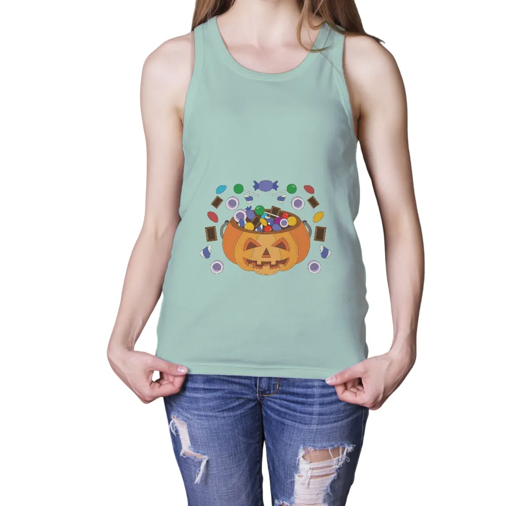 Graphic Tees: Halloween Pumpkin Candy Feast|halloween 2022 shirts