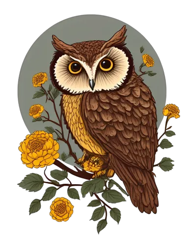 Graphic Tees: Owl Wisdom in the Night