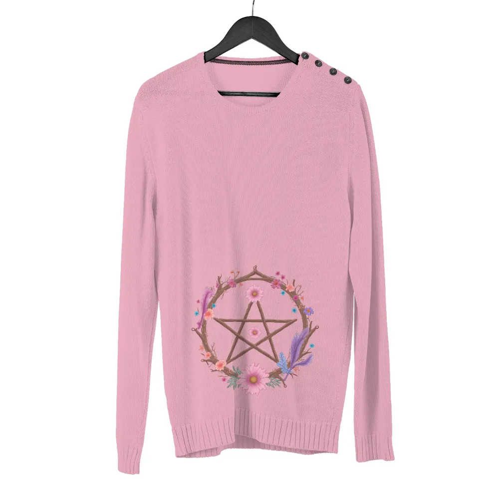 Customized Tee Shirts: Nature's Pentagram - Artistic Designs|enes kanter freedom shirt