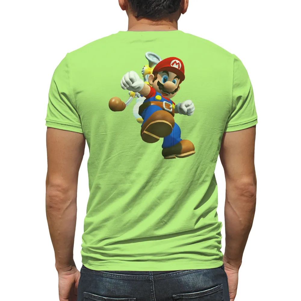 T-Shirts Custom: Mario with Angel Wings - Gaming Adventure|my hero academia league of villains t shirt