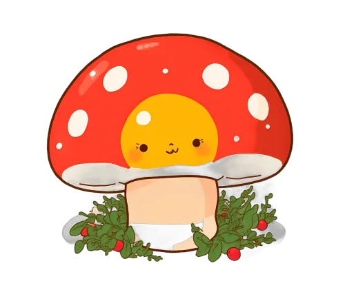 TShirt Design: Whimsical Mushroom Adventure