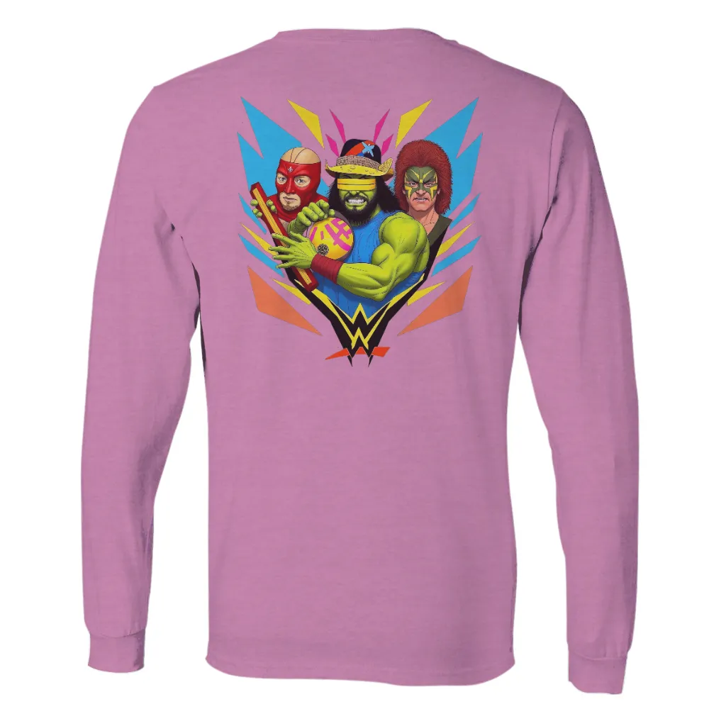 T-Shirts Pattern: Legendary Wrestling Trio| wrestler with red mask