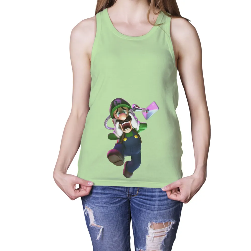 T-Shirts Custom: Luigi's Haunted Mansion Adventure|fear of god essentials logo print cotton jersey t shirt