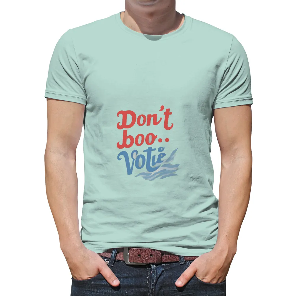 Empowering Civic Participation with 'Don't Boo... Vote!' Design|nfl inspire change sweatshirt