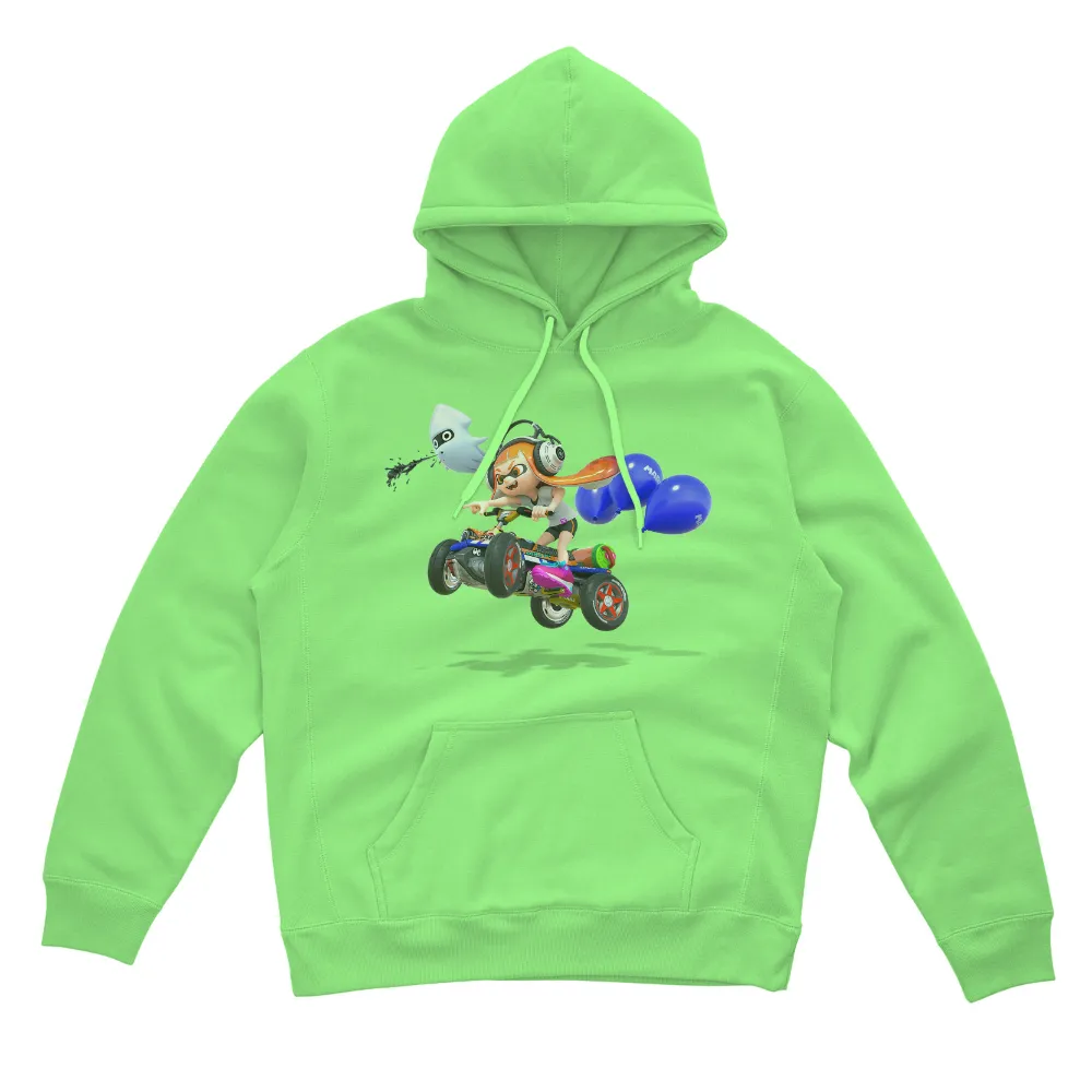 Customized Tee Shirts: Inkling Boy's Mario Kart Adventure|fun summer button down shirts