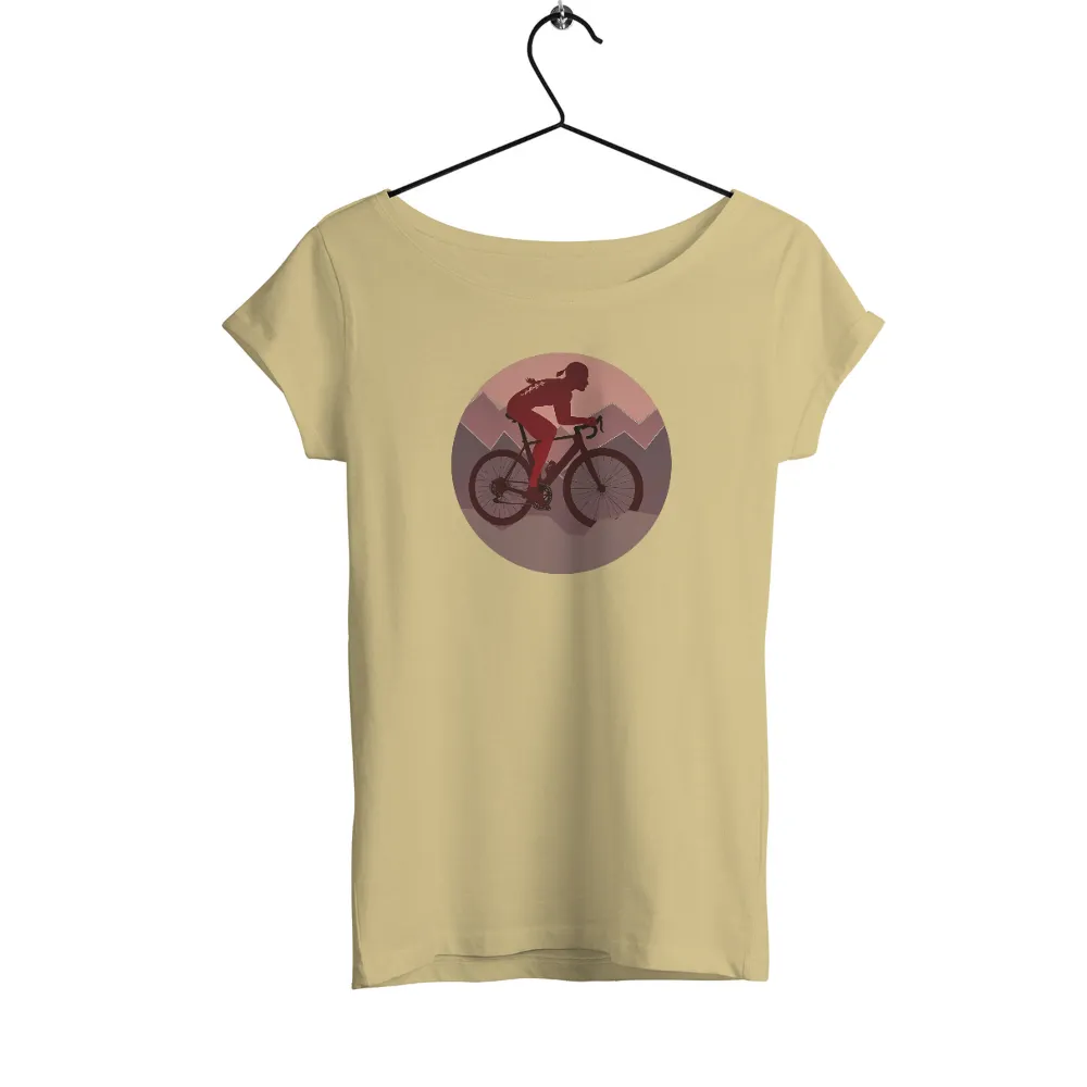 T-Shirts Design: Cycling Through Mountains at Sunrise|smoky mountain family vacation shirts