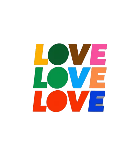 Customized Tee Shirts: Spread Love with 'Love Love Love' Design